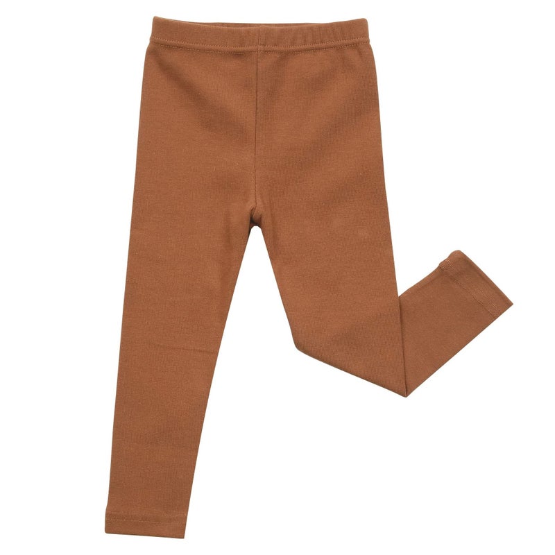 AVAUMA Baby Boys Girls Pajama Set Kids Toddler Snug fit Basic Cotton Sleepwear pjs for Daily (Camel-1 Large) - Image 3